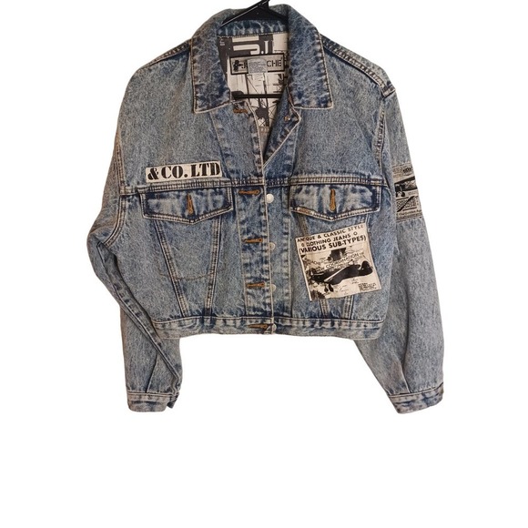 Jordache Vintage Denim Jacket Small - Picture 2 of 4